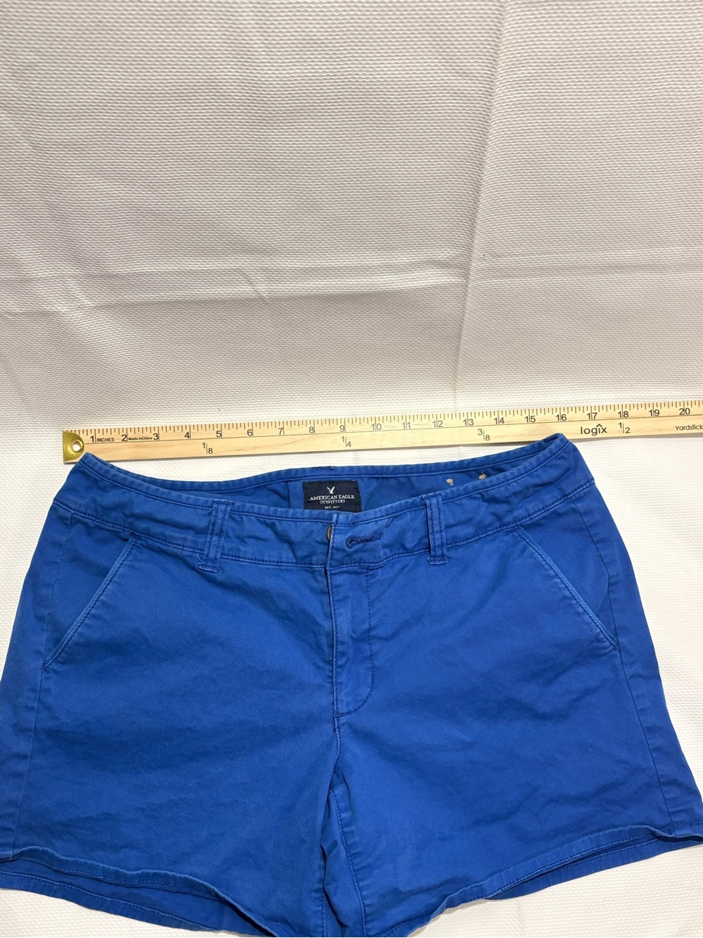American Eagle Outfitters Women’s Bright Blue Jean Shorts
